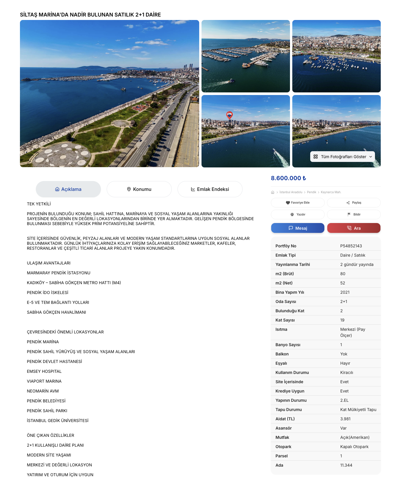 Kadikoy Modern 3+1 Daire